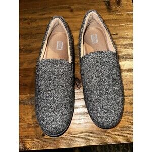 Fit Flop Women’s Size 8 Grey Wool Slip On Skater Sneakers Shoes EUC Ladies